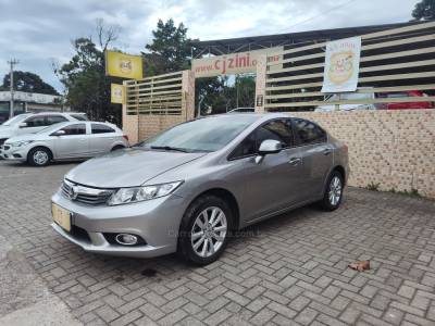 HONDA - CIVIC - 2012/2013 - Cinza - R$ 66.900,00